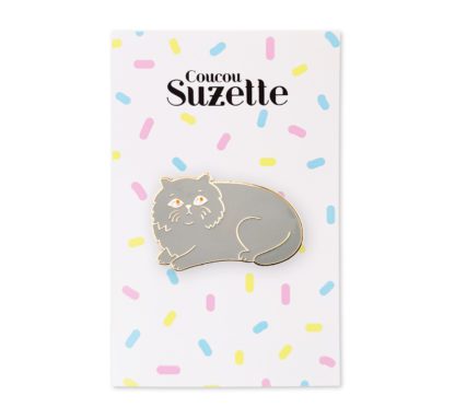 Pin’s – Chat gris