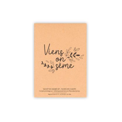 Sachet de graines - Viens on sème