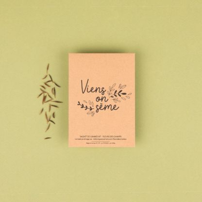 Sachet de graines - Viens on sème