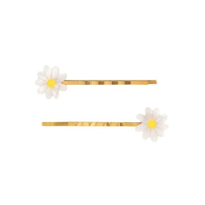 Barrettes à cheveux - Pâquerettes duo