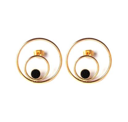 Boucles d'oreilles – Nini noir