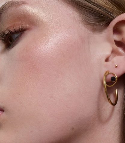 Boucles d'oreilles – Paula noir