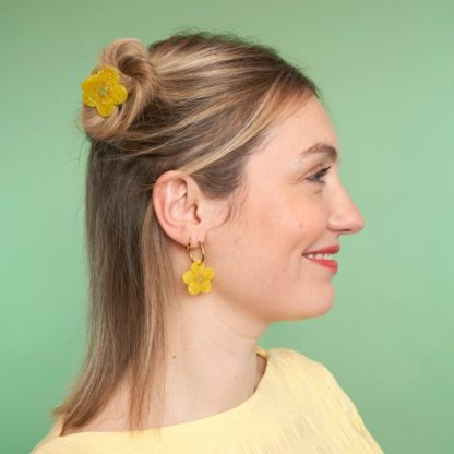Pince à cheveux - Bouton d'or mini