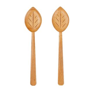 Couverts à salade - Feuille (2pcs)