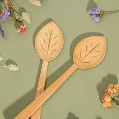 Couverts à salade - Feuille (2pcs)