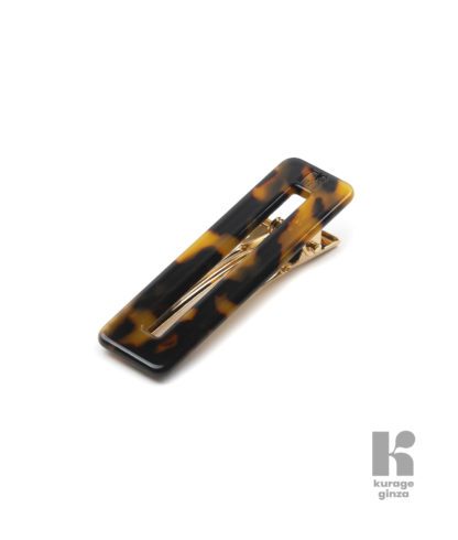Barrette rectangle - Écaille