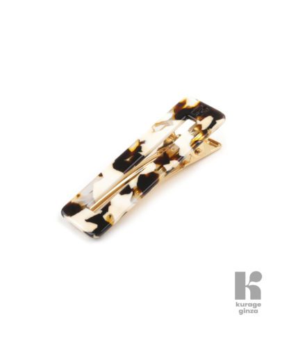 Barrette rectangle - Latte