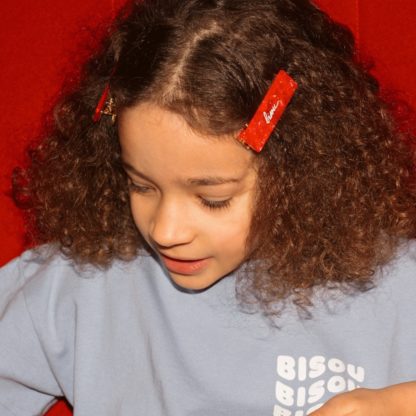 Barrettes Bisou - Rouge (2pcs)