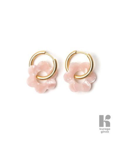 Boucles d'oreilles - Fleurette rose