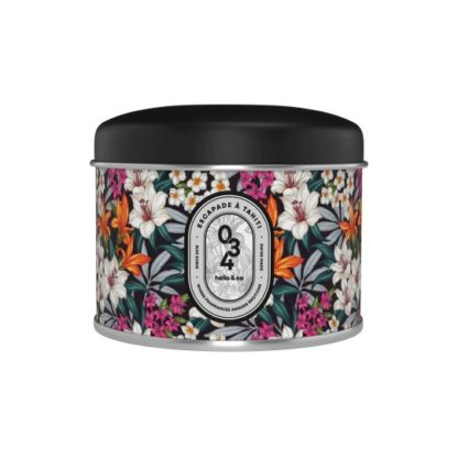 Bougie métal – Escapade à Tahiti S