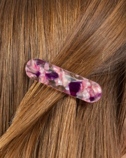 Barrette arrondie - Pink