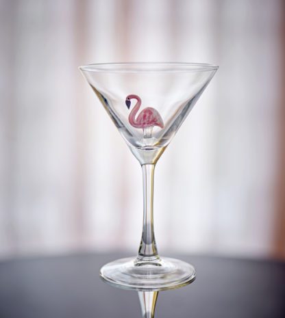 Verre Misa cocktail - Flamant rose