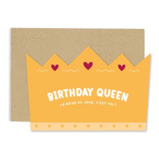 Carte de voeux – Birthday Queen