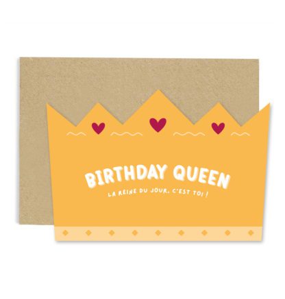 Carte de voeux – Birthday Queen