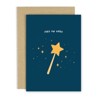 Carte de voeux – Fais un voeu