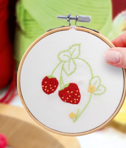 Kit broderie - Fraises