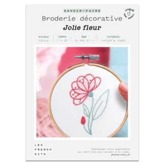 Kit broderie - Jolie fleur