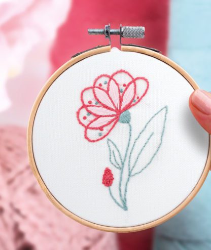Kit broderie - Jolie fleur