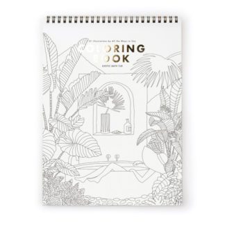 Livre de coloriage - Exotic Bathtub