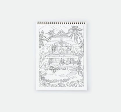 Livre de coloriage - Exotic Bathtub