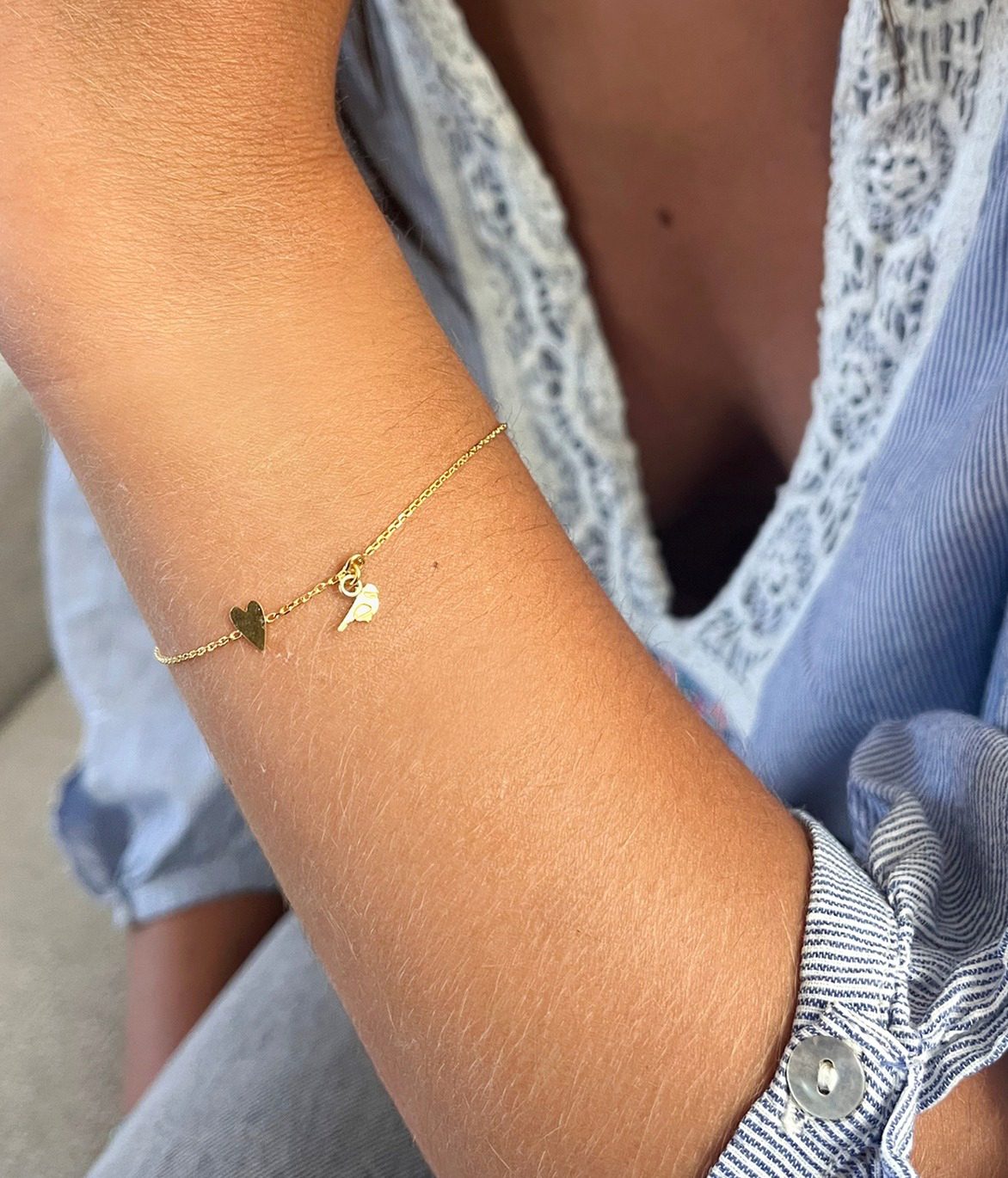 Bracelet BALC x Adorabili - Oiseau & Coeur