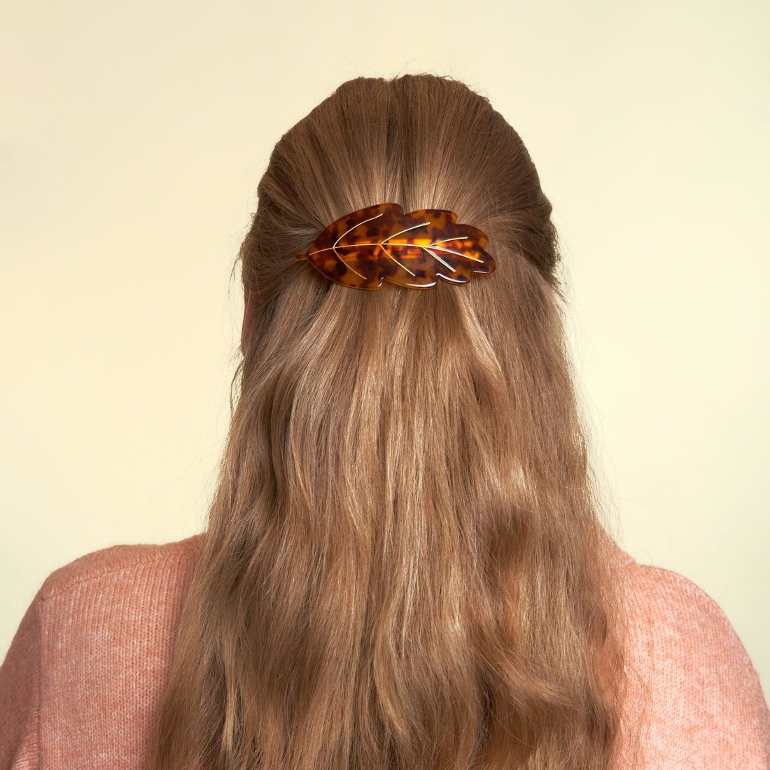 Barrette à cheveux - Feuille XL