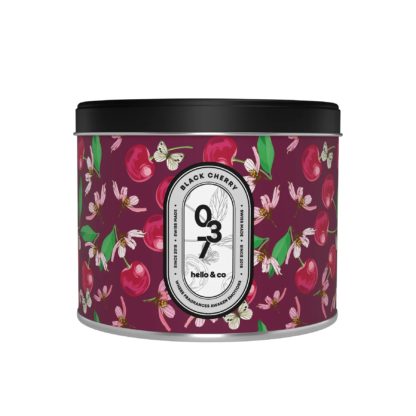 Bougie métal – Black Cherry M