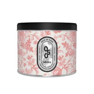 Bougie métal – Bois de Rose M