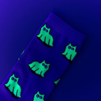 Chaussettes - Chat fantôme