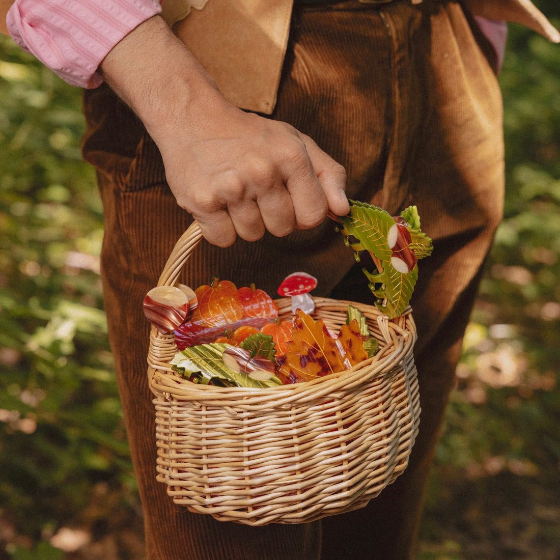 Pince à cheveux - Châtaignier