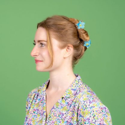 Pince à cheveux - Myosotis mini