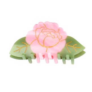 Pince à cheveux - Pivoine XL