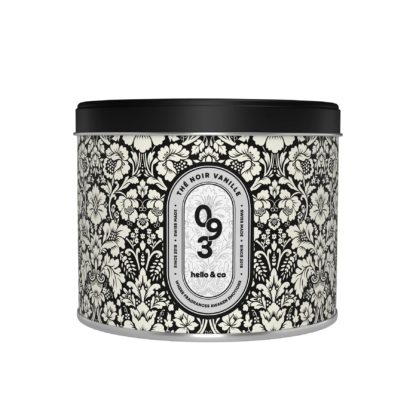 Bougie métal – Thé Noir Vanille M
