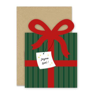 Carte de voeux – Cadeau Noël