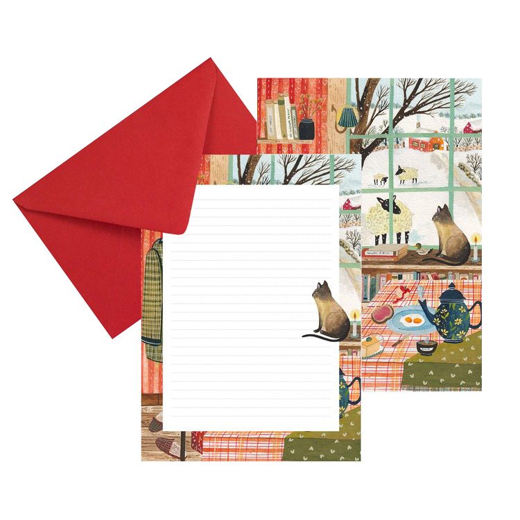 Papier à lettre - Hiver douillet