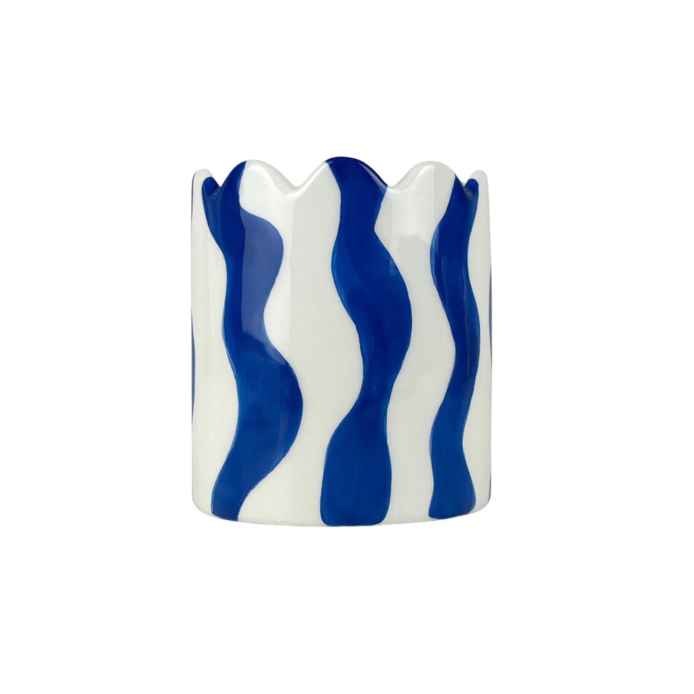 Cache-pot - Stripes bleu