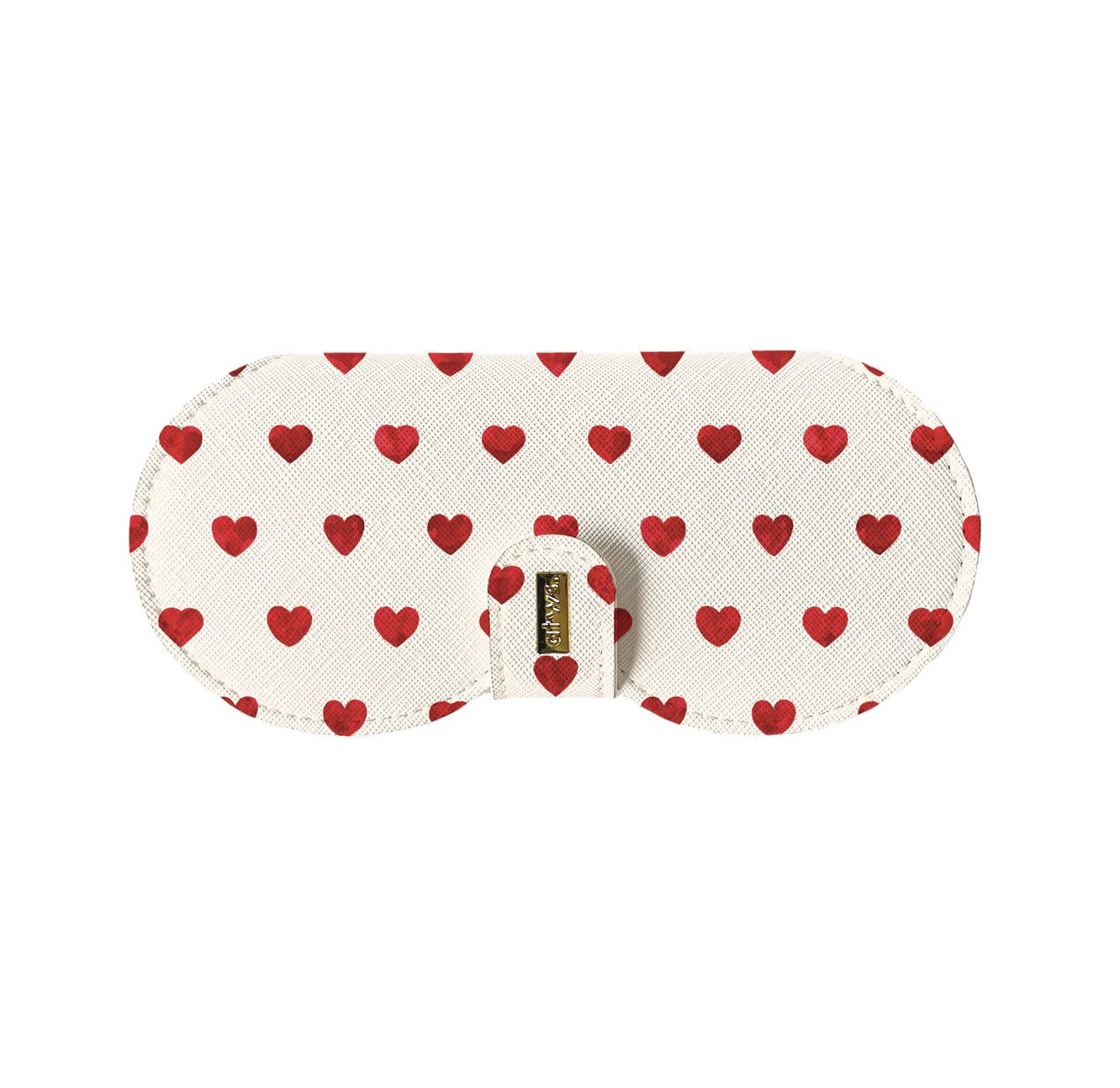 Étui à lunettes - Red Hearts