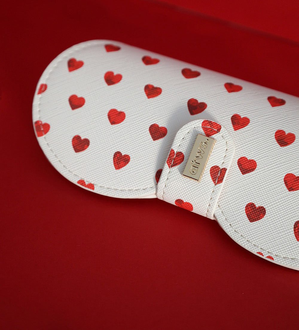 Étui à lunettes - Red Hearts
