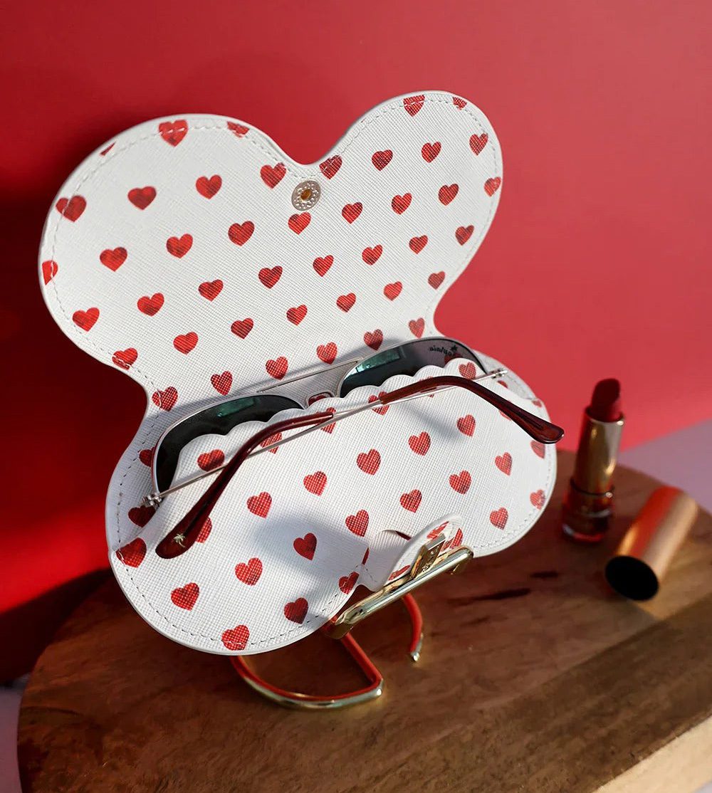 Étui à lunettes - Red Hearts