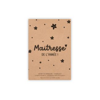 Sachet de graines - Maîtresse de l'année