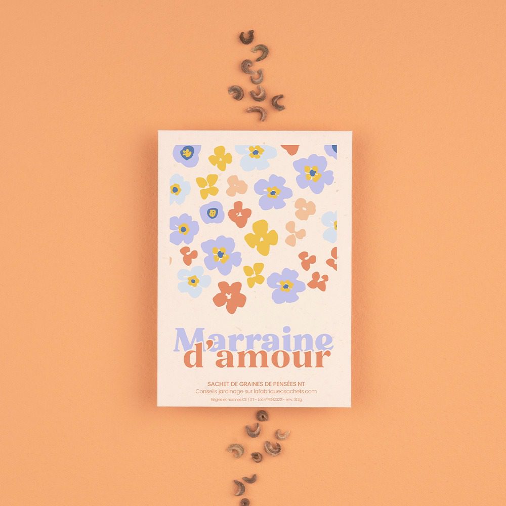 Sachet de graines - Marraine d'amour