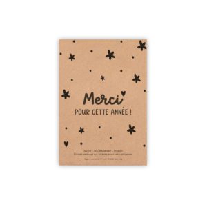 Sachet de graines - Merci pour cette année