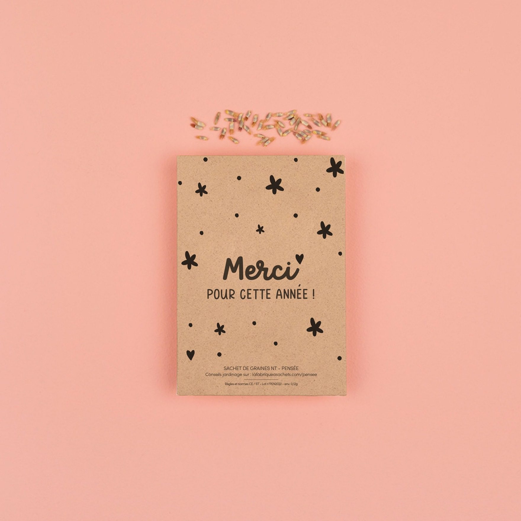 Sachet de graines - Merci pour cette année