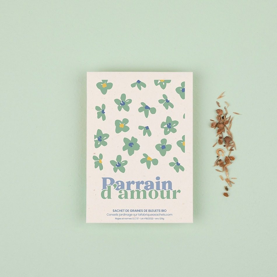Sachet de graines - Parrain d'amour