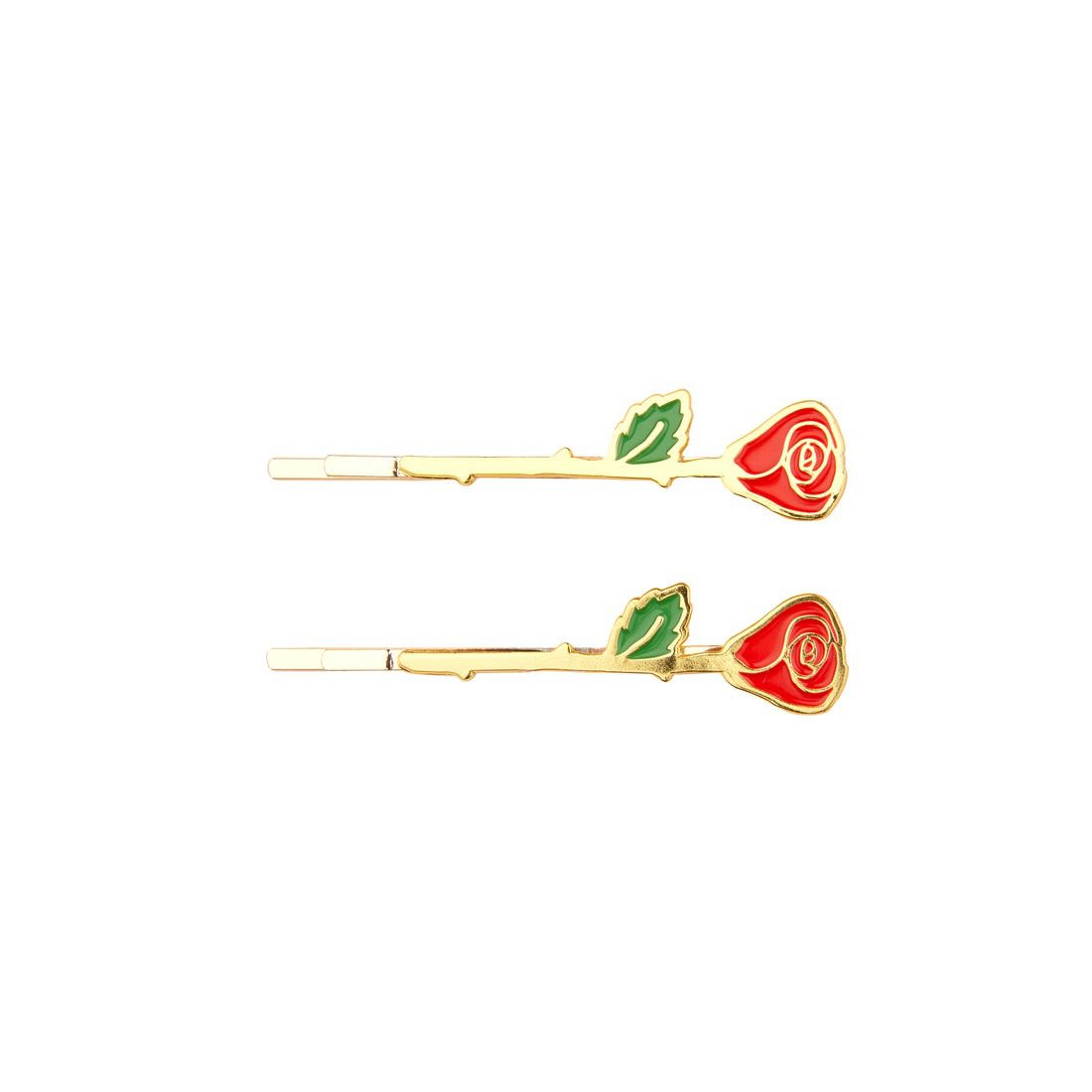 Barrettes à cheveux - Roses duo