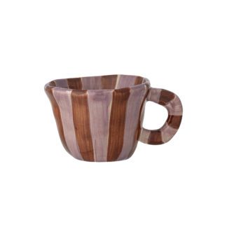 Mini mug Nini - Rayé rose