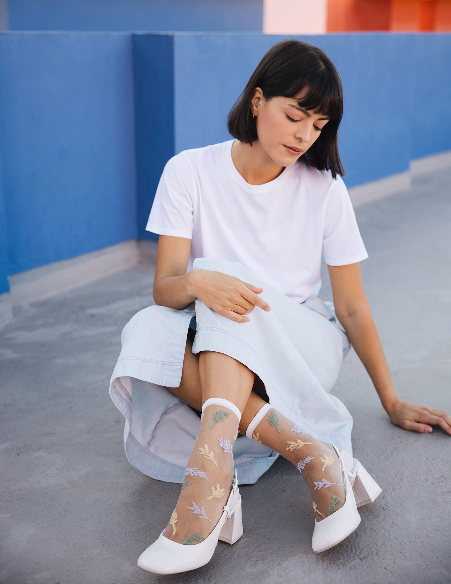 Chaussettes - Les Alpes Pastel
