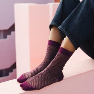 Chaussettes - Sapin Prune
