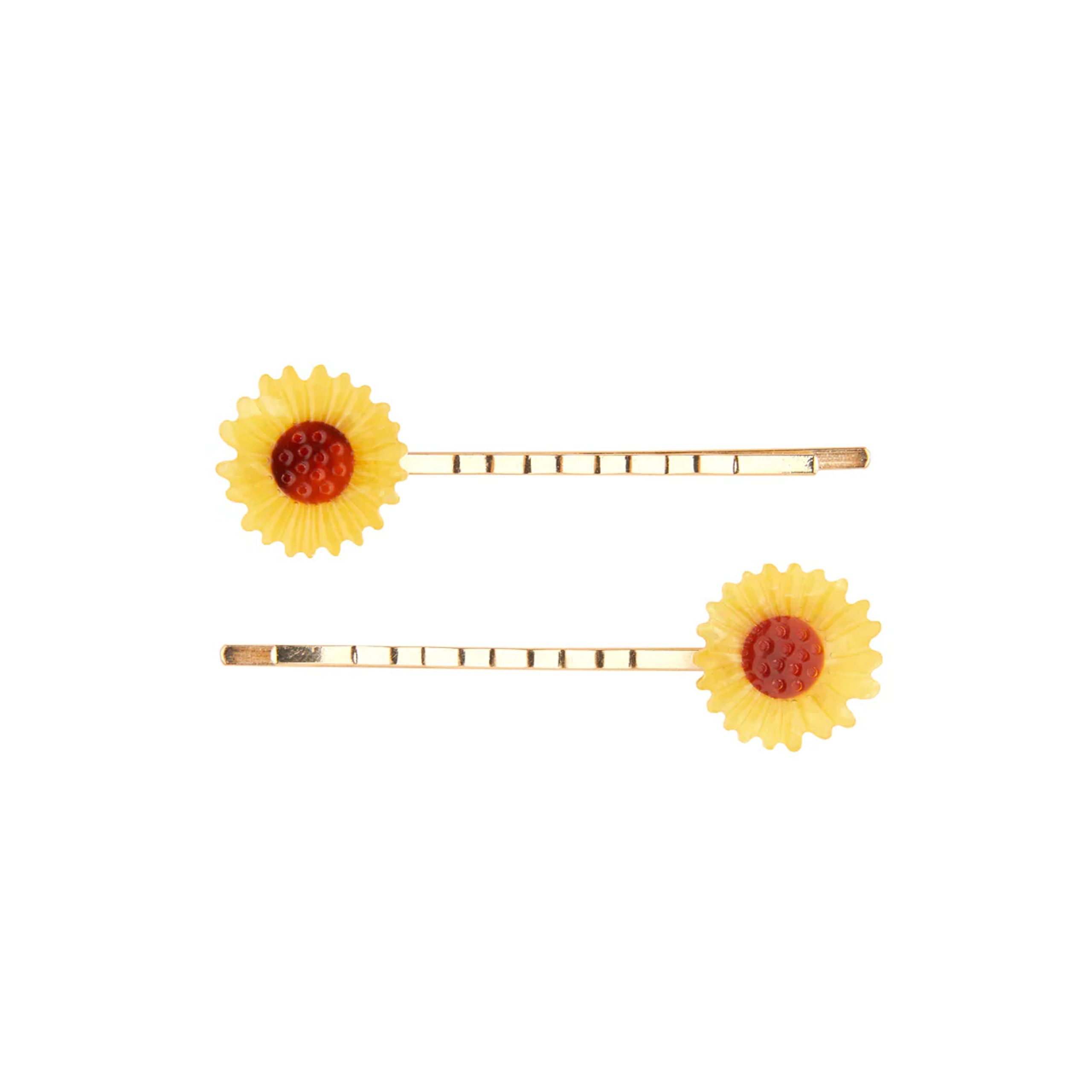 Barrettes à cheveux - Tournesol duo