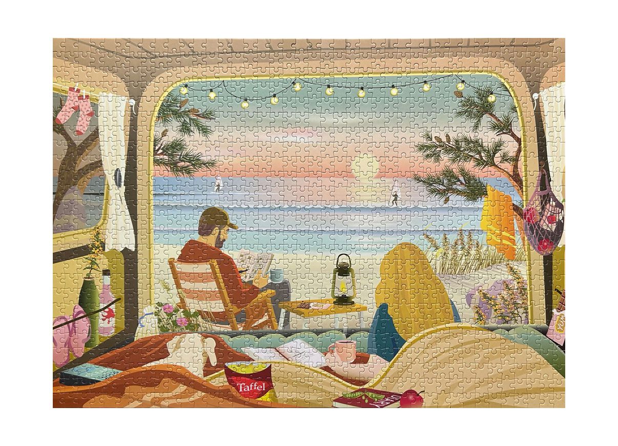 Puzzle - Camping by the Ocean
